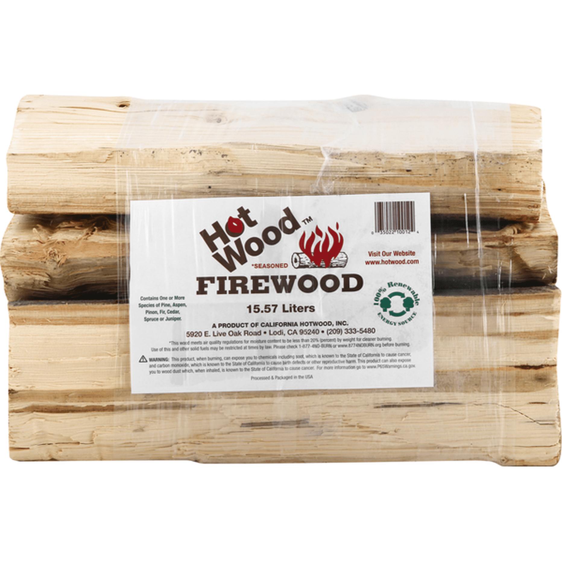 HOT WOOD FIREWOOD 15.57L