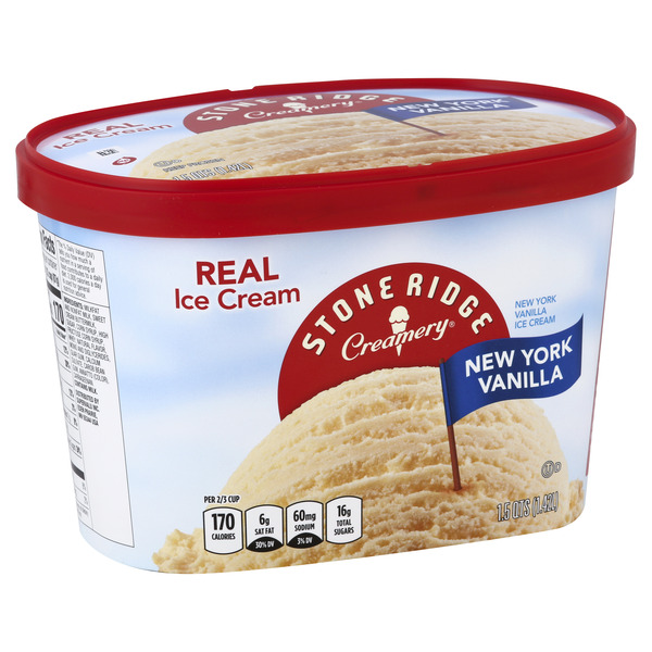 STONE RIDGE ICE CREAM NEW YORK VANILLA