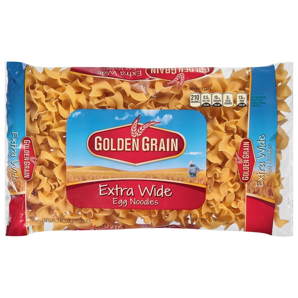 GOLDEN GRAIN WIDE EGG NOODLES 12OZ