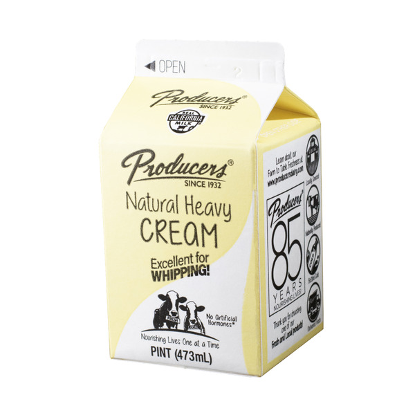 PRODUCERS NATURAL HEAVY CREAM 1PT