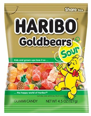 HARIBO GOLDBEARS SOUR 4.5OZ