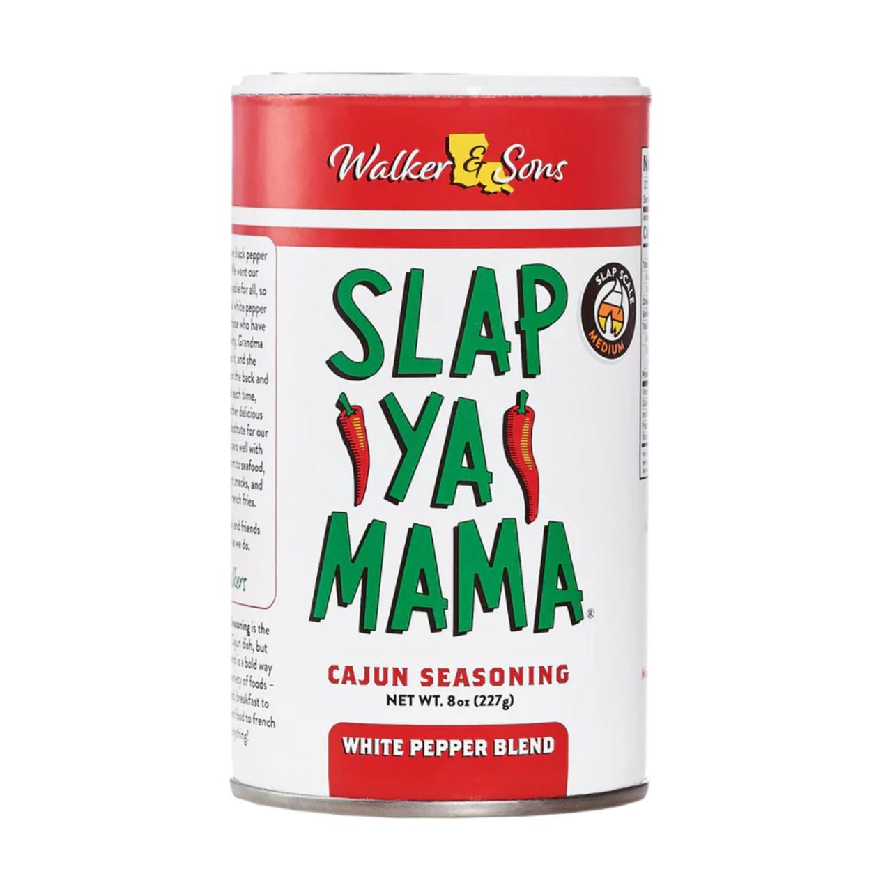 SLAP YA MAMA CAJUN SEASONING WHITE 8OZ