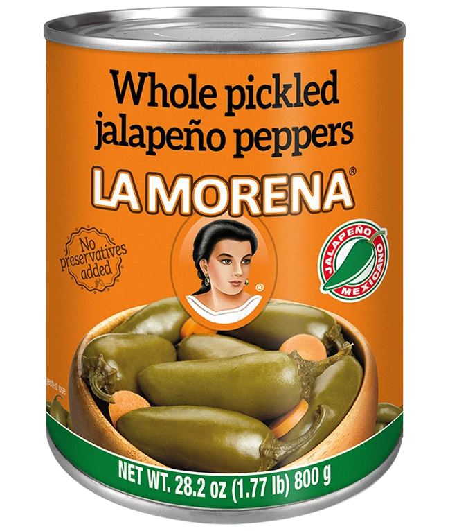 LA MORENA WHOLE JALAPENO PEPPERS 28.2OZ