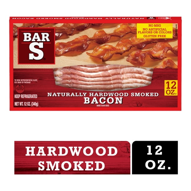 BAR S BACON SMOKED 12OZ