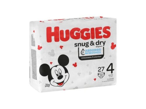 Huggies Snug & Dry Size 4 Jumbo Pack (27 diapers)