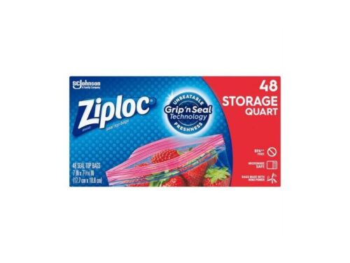 Ziploc Quart Storage Bags (50 ct)