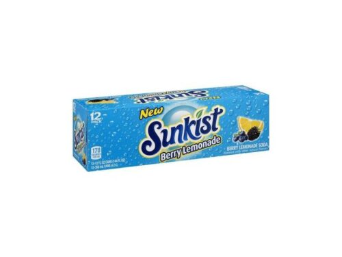 Sunkist Berry Lemonade Soda (12 x 12 fl oz)