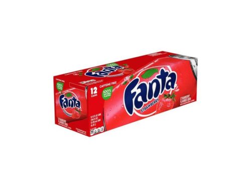 Fanta Strawberry Soda (12 x 12 fl oz)