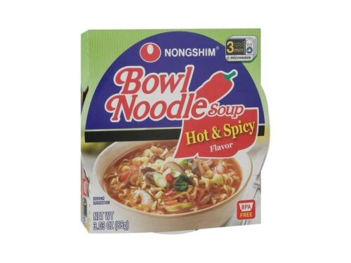 Nongshim Hot & Spicy Noodle Bowl (3 oz)