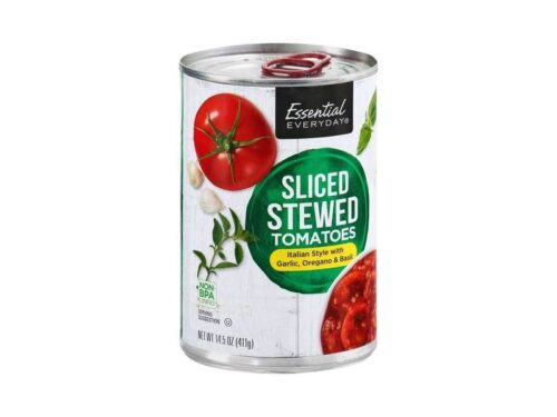 Essential Everyday Italian Style Sliced Stewed Tomatoes (14.5 oz)