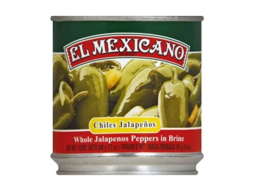 El Mexicano Whole Chiles Jalapenos in Brine (12 oz)