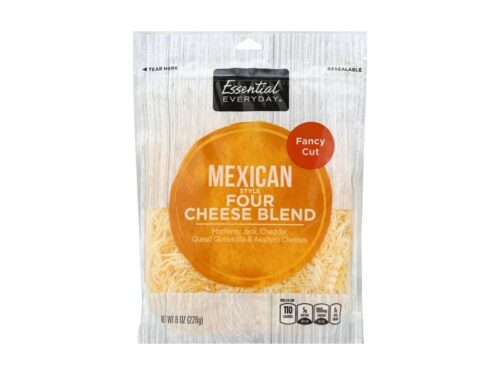 Essential Everyday Mexican Style Fancy Cut Four Cheese Blend (8 oz)