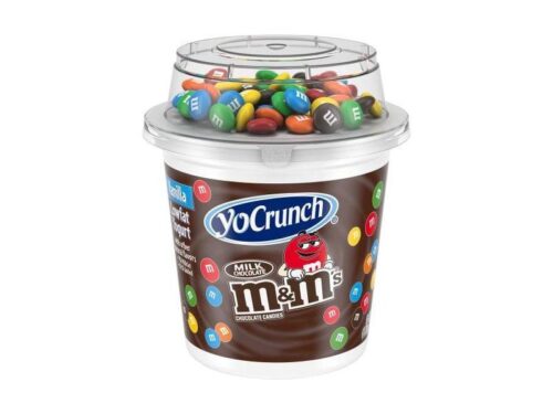 Yocrunch Lowfat Vanilla Yogurt with M&M's (6 oz)