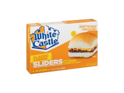 White Castle Classic Cheese Sliders (6 sliders)