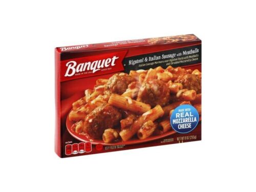 Banquet Rigatoni & Italian Sausage with Meatballs (9 oz)