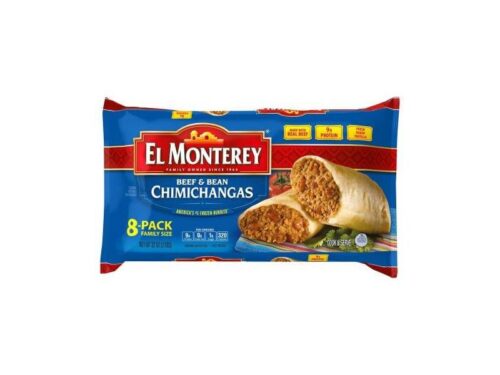 El Monterey Beef & Bean Chimichangas (8 ct)