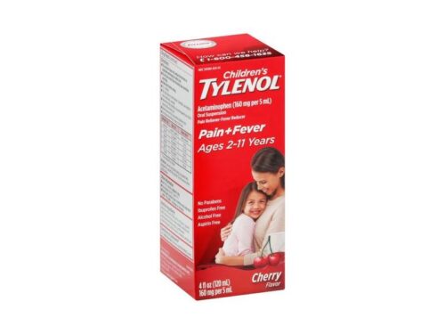 Tylenol Children's Acetaminophen Oral Suspension Cherry Flavor (4 fl oz)