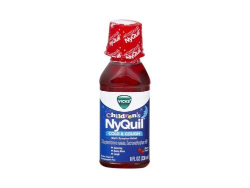 Vicks Children's NyQuil Cold & Cough Cherry Syrup (8 fl oz)