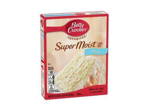 Betty Crocker Super Moist White Cake Mix (16.3 oz)