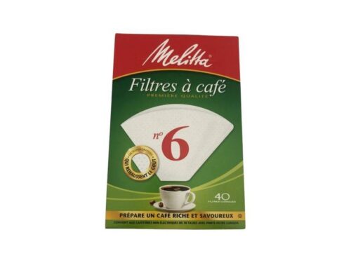 Melitta No. 6 Coffee Filters (40 filters)