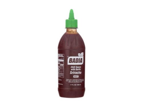 Badia Hot Chili Sauce with Garlic Sriracha (17 oz)