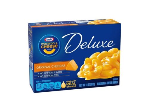 Kraft Deluxe Original Cheddar Flavor Macaroni & Cheese Dinner (14 oz)