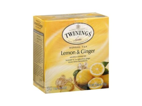 Twinings Lemon & Ginger Tea (50 bags)