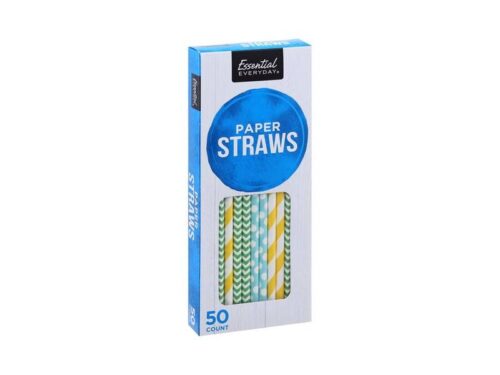 Essential Everyday Paper Straws (50 straws)