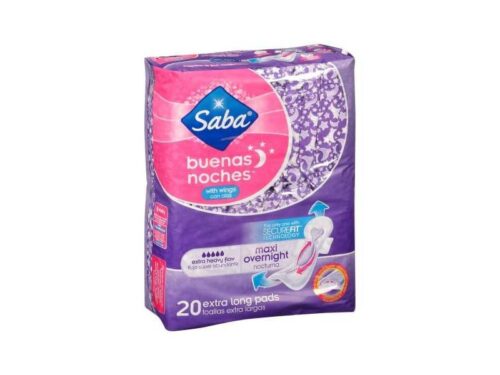 Saba Saba Buenas Noches Pad Xl (20 pads)