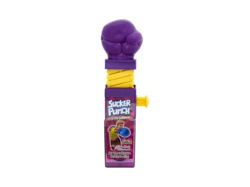 Kidsmania Shark Bite Grape Hook Candy Lollipop (0.6 oz)