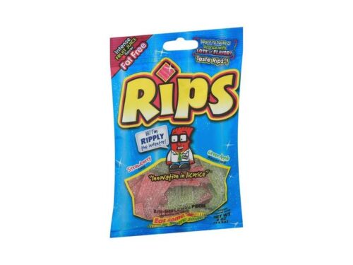 Rips Strawberry / Green Apple Licorice Pieces (4 oz)