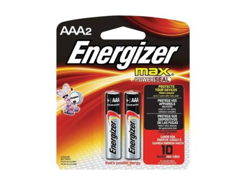 Energizer Max Alkaline AAA Batteries (2 ct)