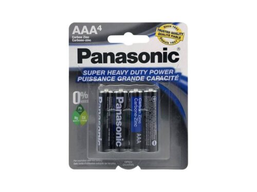 Panasonic AAA Super Heavy Duty Power Batteries (4 batteries)