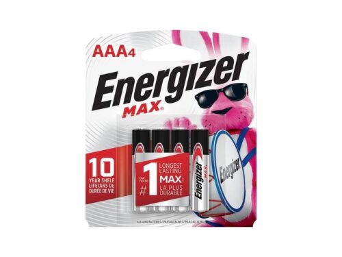 Energizer AAA Max Alkaline Batteries (4 ct)