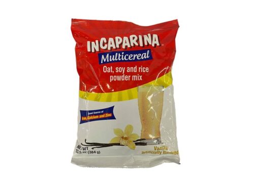 Incaparina Multicereal Oat, Soy, and Rice Powder Mix Vanilla (13.5 oz)