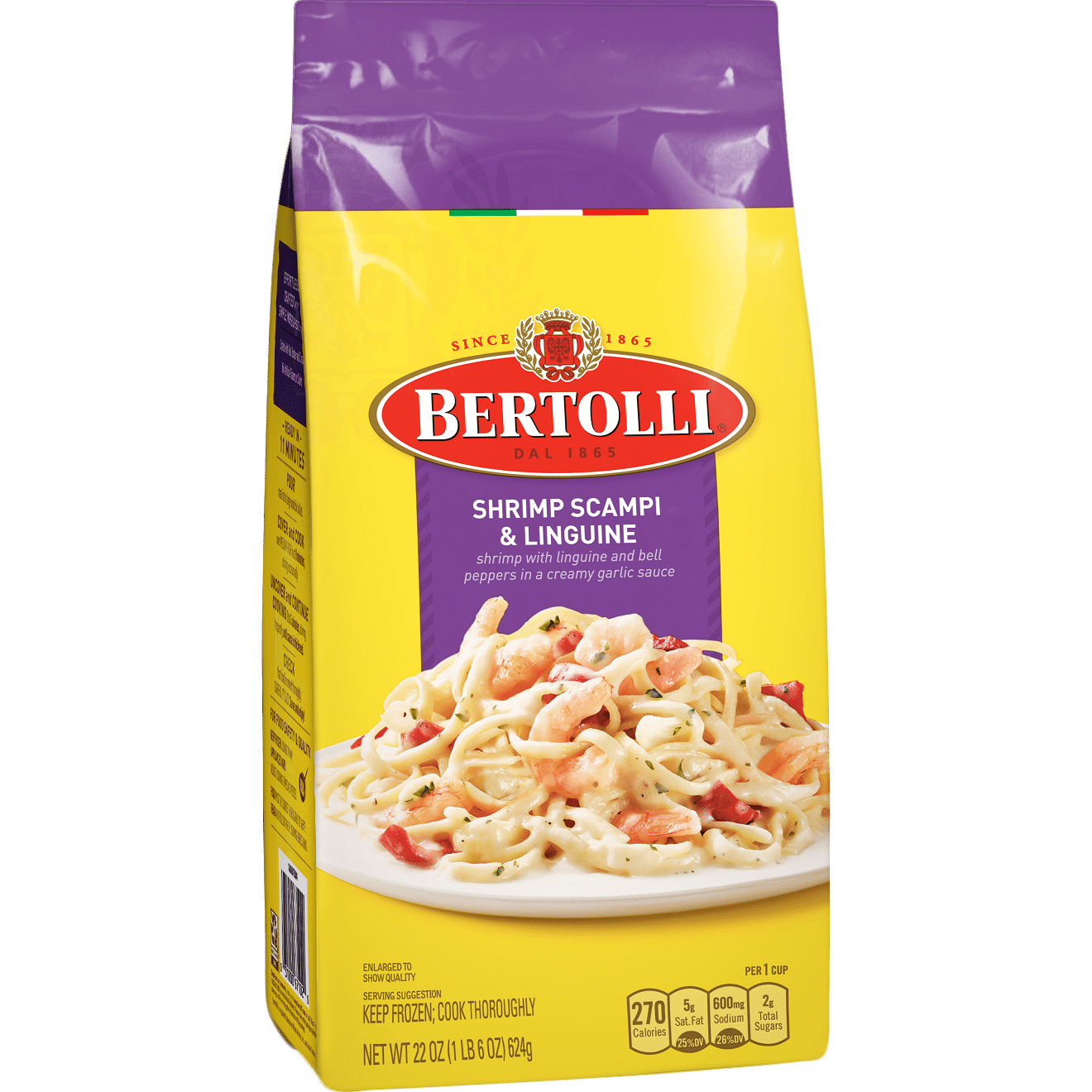 BERTOLLI SHRIMP SCAMPI & LINGUINE 22OZ