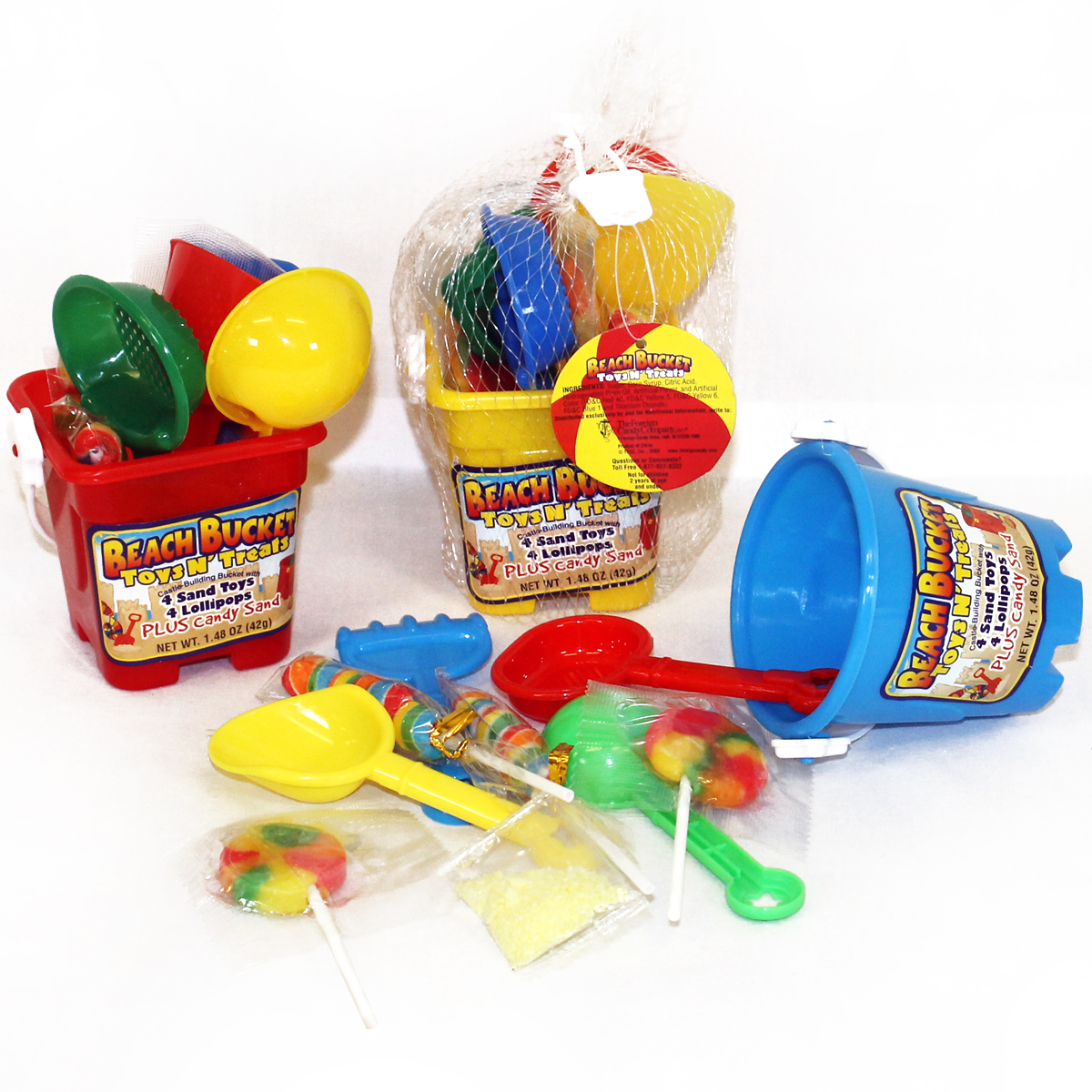 BEACH BUCKET TOYS N TREATS