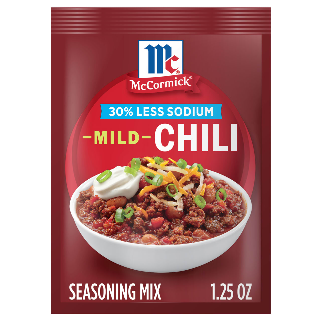 MCCORMICK CHILI MIX 30% LESS SODIUM 1.25
