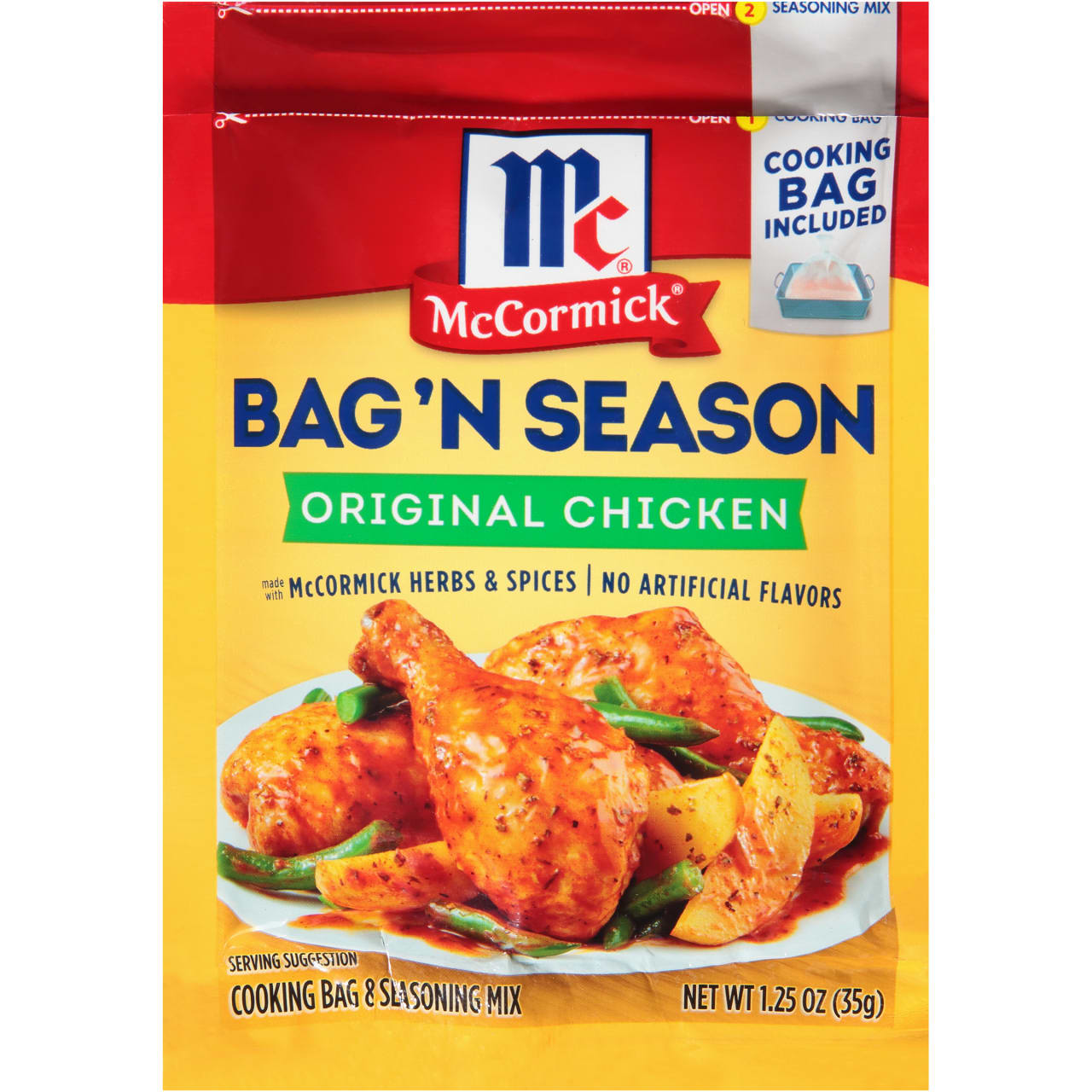 MCCORMICK ORIGINAL CHICKEN BAG SEASONING