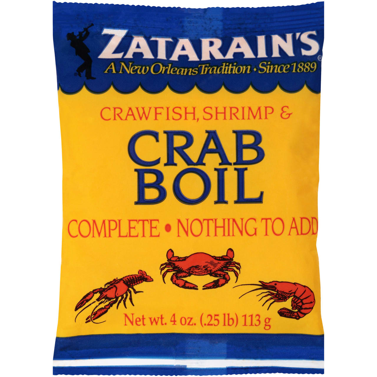 ZATARAINS CRAWFISH SHRIMP CRAB BOIL 4 OZ