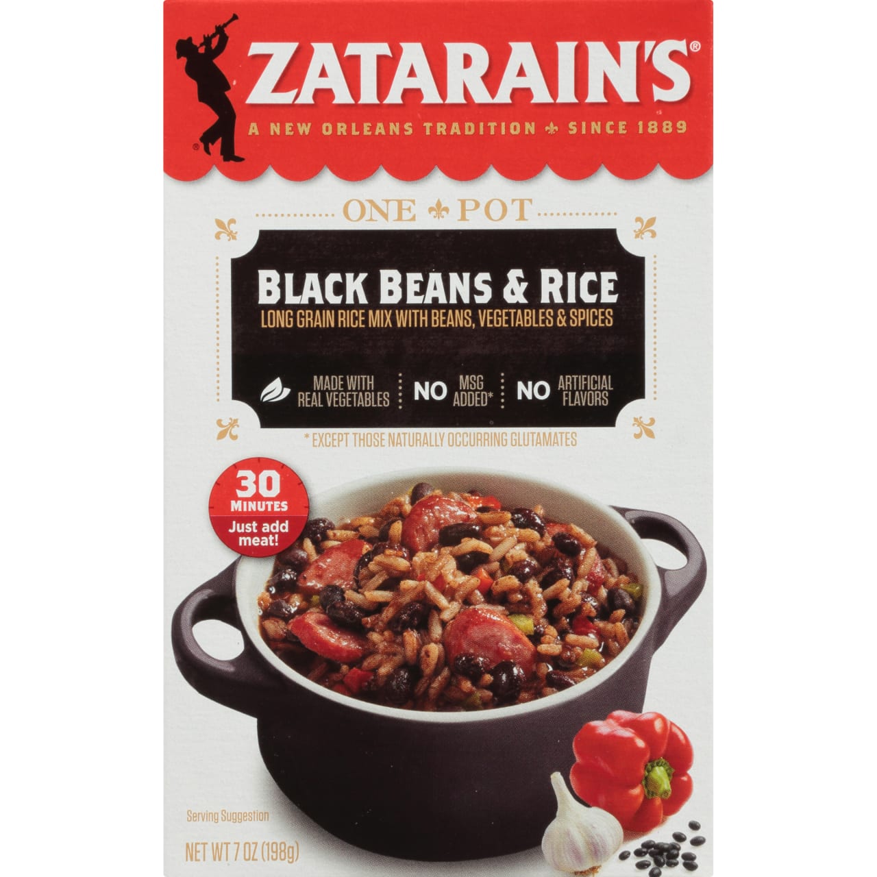 ZATARAINS BLACK BEANS & RICE 7OZ