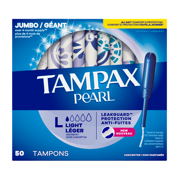 TAMPAX TAMPONS PEARL LIGHT 18P