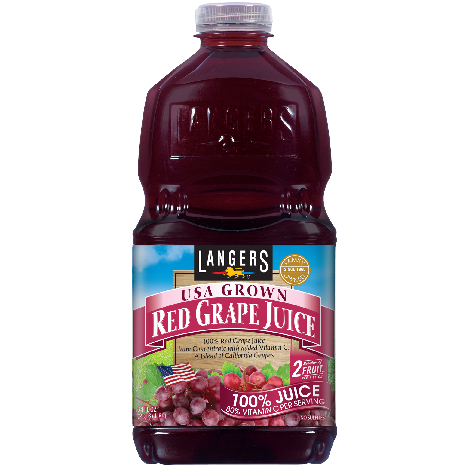 LANGERS RED GRAPE JUICE 64OZ