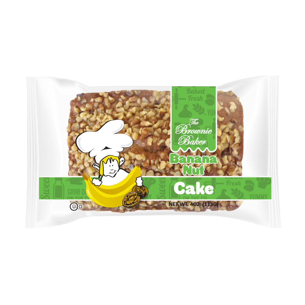 BROWNIE BAKER CAKE BANANA NUT 4OZ