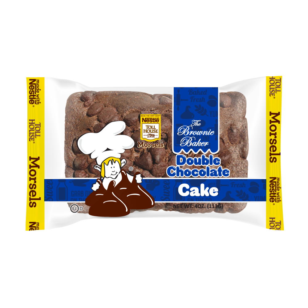 BROWNIE BAKER CAKE DOUBLE CHOCOLATE 4OZ