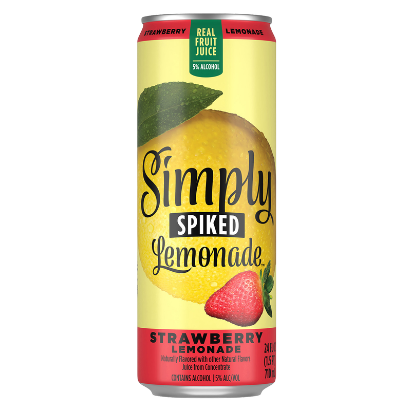 SIMPLY SPIKED LEMONADE STRAWBERRY 24OZ