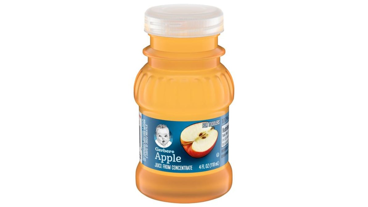 GERBER APPLE JUICE 4OZ