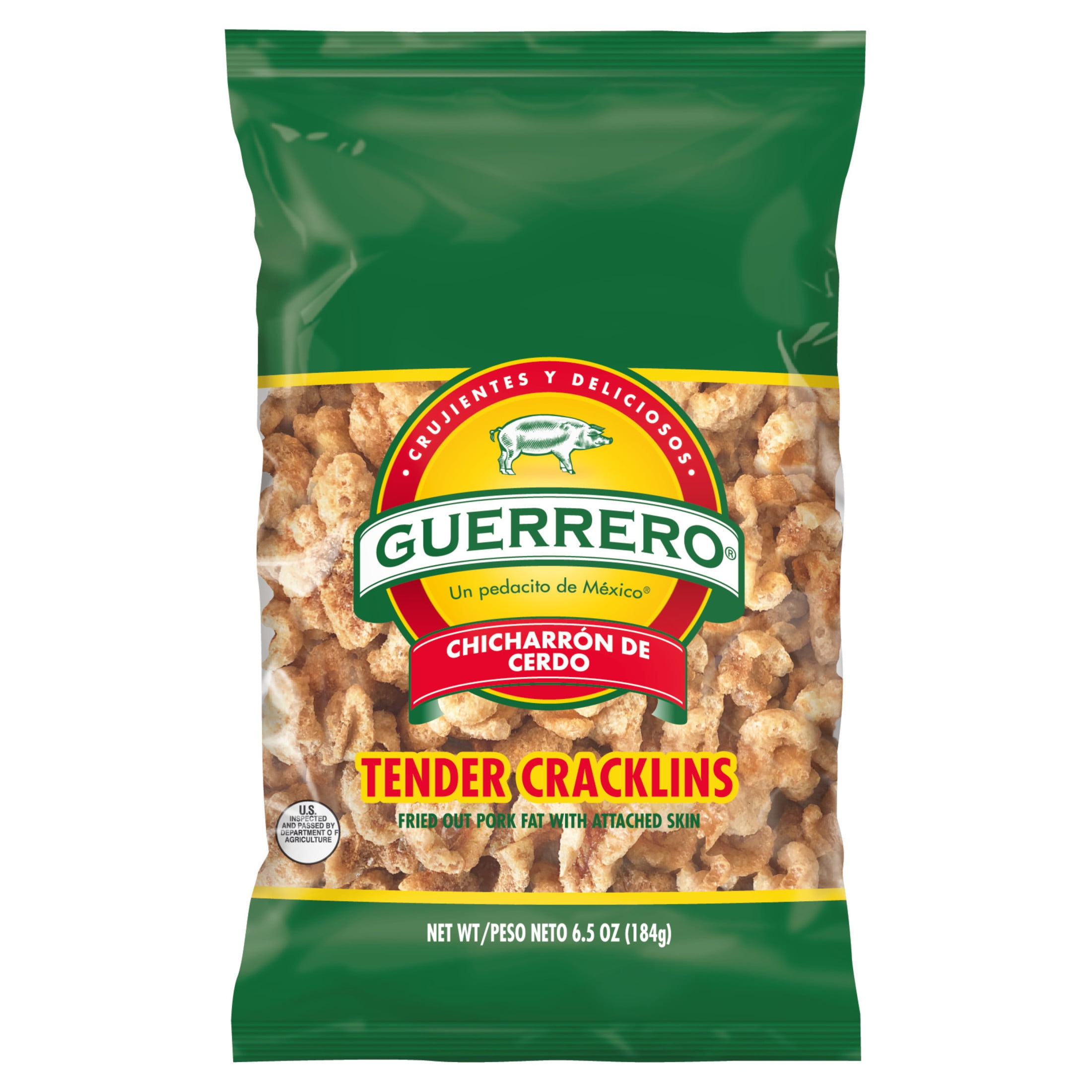 GUERRERO TENDER CRACKLINS 6.5OZ