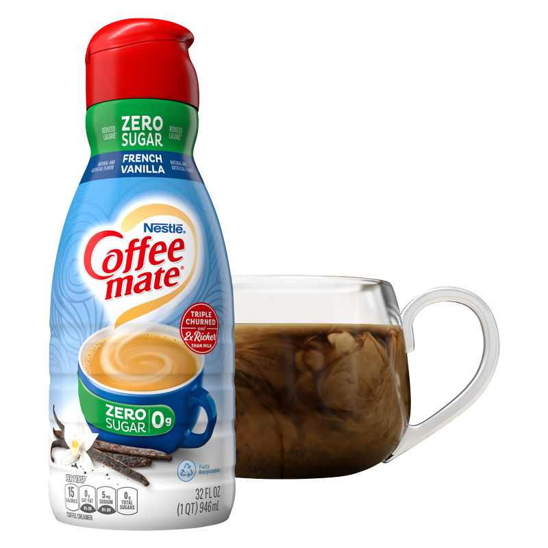 COFFEEMATE FRENCH VANILLA SUGAR FREE 32Z