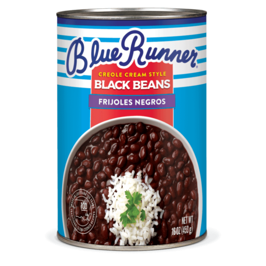 BLUE RUNNER BLACK BEANS 16OZ